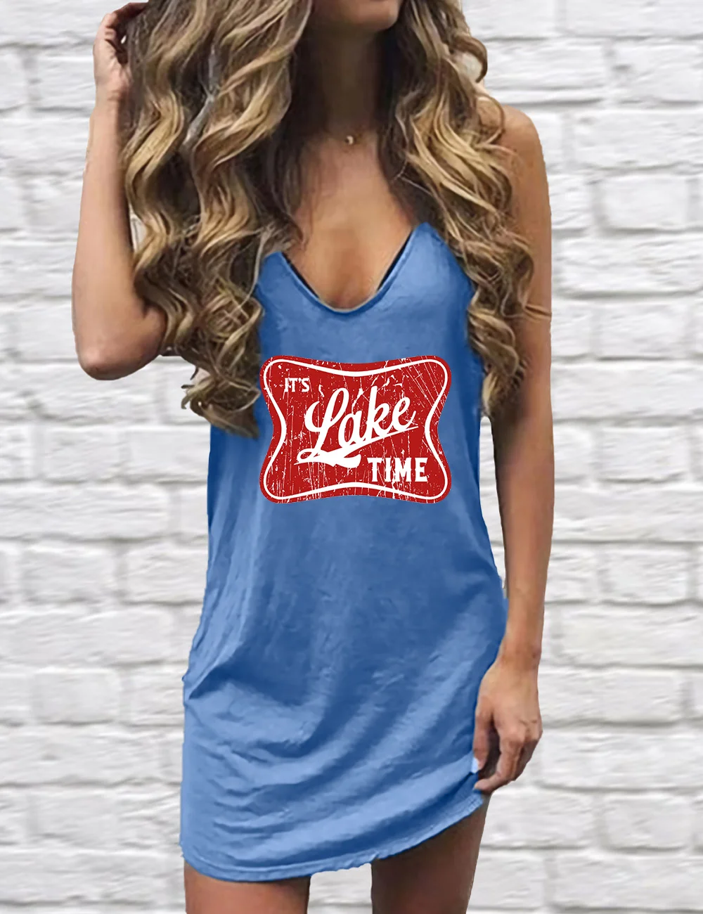 It's Lake Time Mini Dress