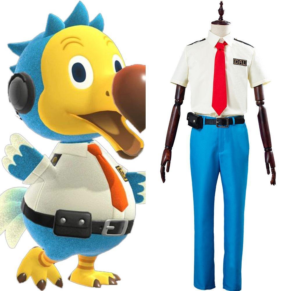 Dodo Airlines Animal Crossing Cosplay Kostüm Uniform T-Shirts Hose
