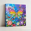 Butterfly Art Diamond Painting Kit for Adults Home Decor 25x25cm With Frame