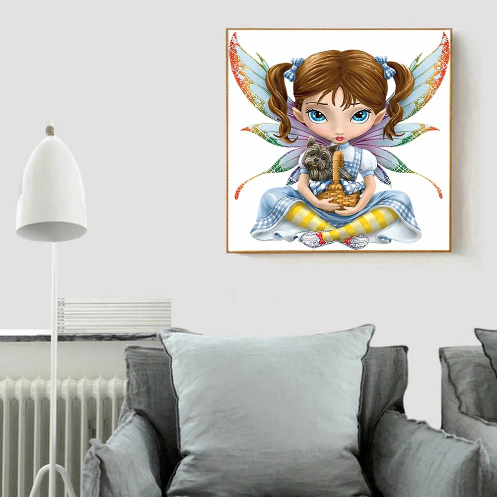 Full Round Diamond Painting 40*40cm - Big Eyes Doll