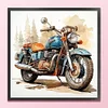 Motorcycle-11CT Stamped Cross Stitch 40*40cm/15.75*15.75in tapestrymarket
