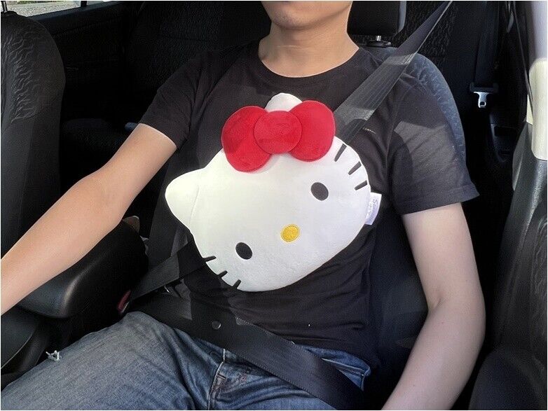 New Hello Kitty Car Seat Belt Shoulder Pad 1pc Car Accessories A Cute Shop - Inspired by You For The Cute Soul 