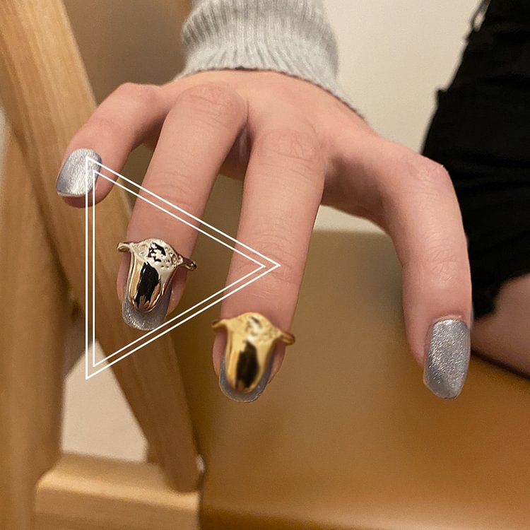 Stylish Fingertip Minimalist Nail Rings
