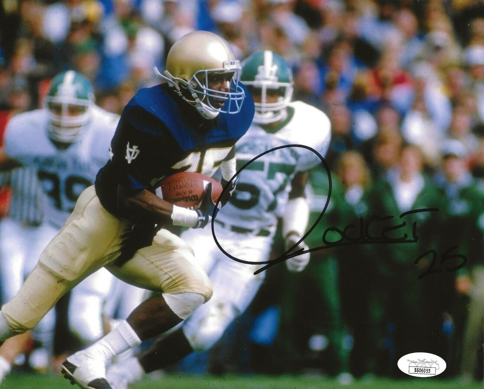 Raghib Rocket Ismail signed Notre Dame Irish 8x10 Photo Poster painting autographed 2 JSA