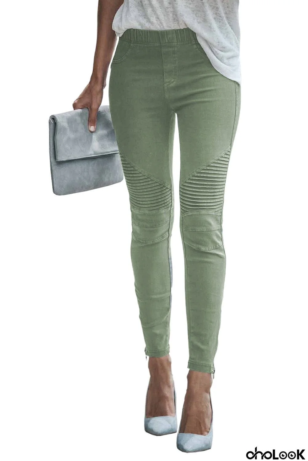 Cropped Moto Jeggings