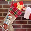 DIY Diamond Painting Christmas Stockings Hanging Ornaments Large Capacity Xmas Socks Pendant Wear Resist Candy Gift Storage Bags for Family Christmas Holiday Party Decoration (Christmas cat)