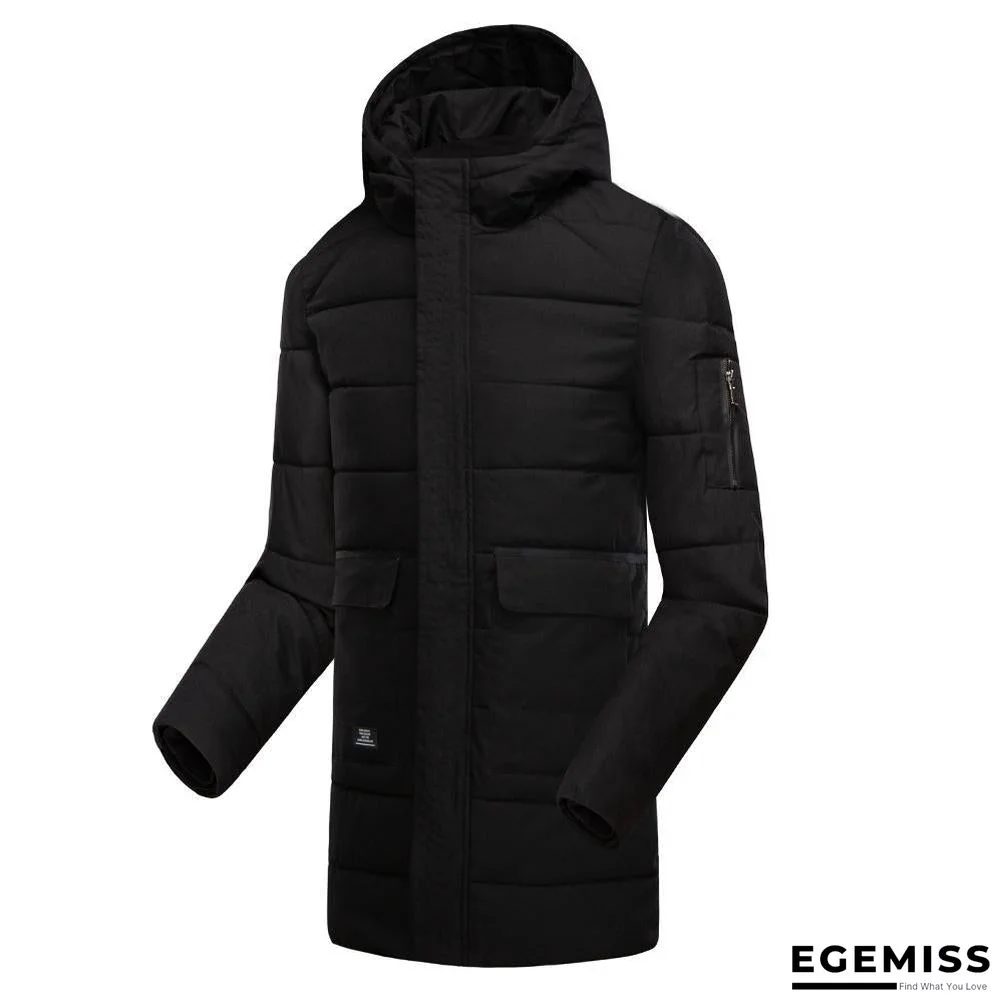 8XL Men Long Casual Hooded Thick Warm Jacket Parkas Coat Fashion Hat WaterProof Overcoats Men Plus Size | EGEMISS