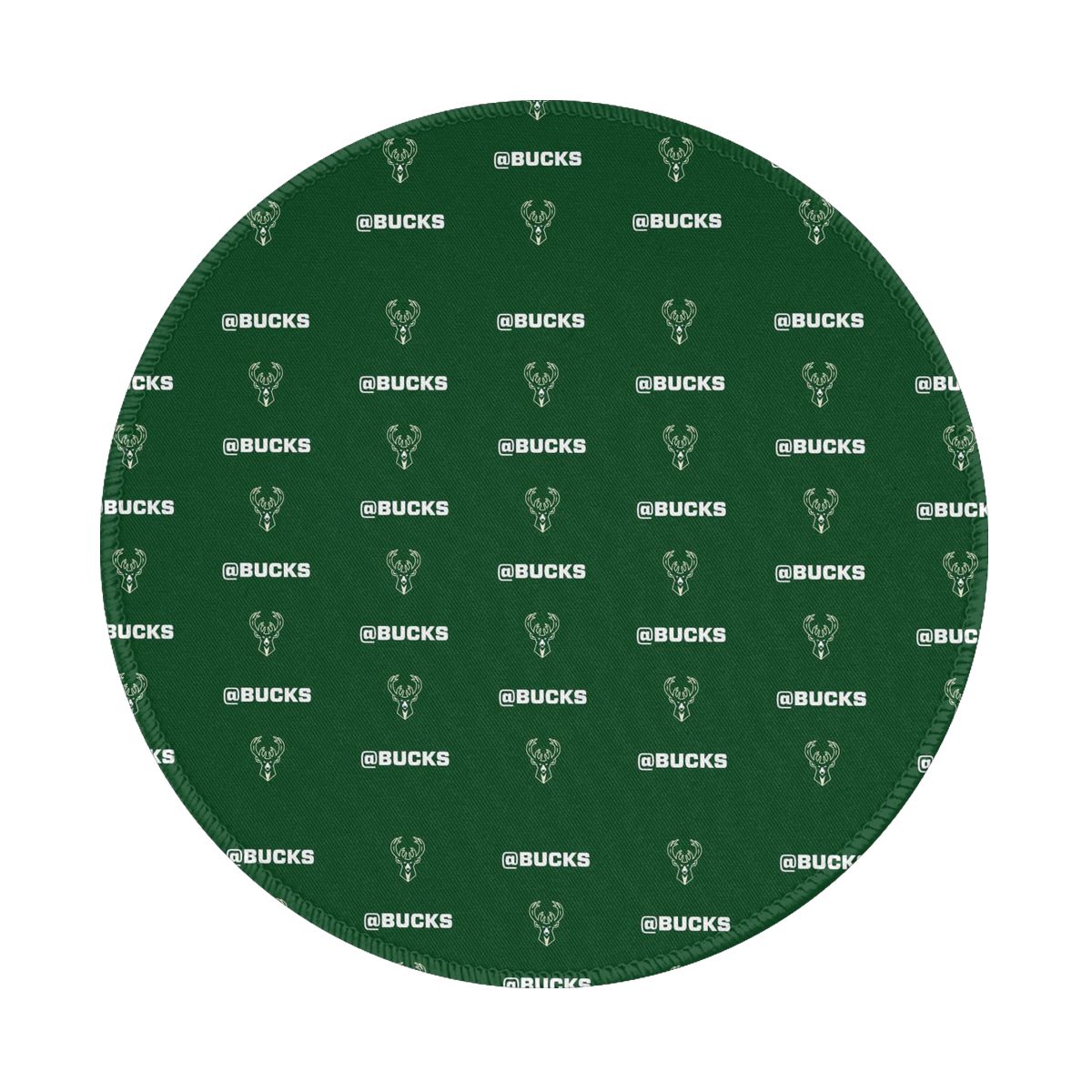 Milwaukee Bucks Logo Pattern Gaming Round Mousepad for Computer Laptop