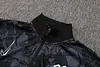 Joyfball 2025/2026 Corinthians Long Zipped Jacket Black Inkjet Football Jersey 1:1 Thai Quality 