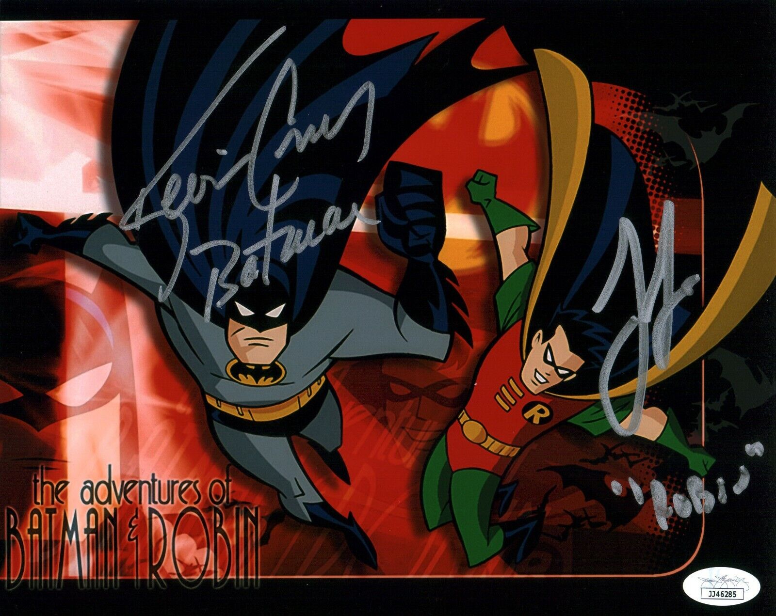 Batman 8x10 Photo Poster painting Signed Autograph Kevin Conroy Loren Lester JSA Certified COA