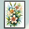 Lily-11CT Stamped Cross Stitch 30*40cm/11.81*15.75in