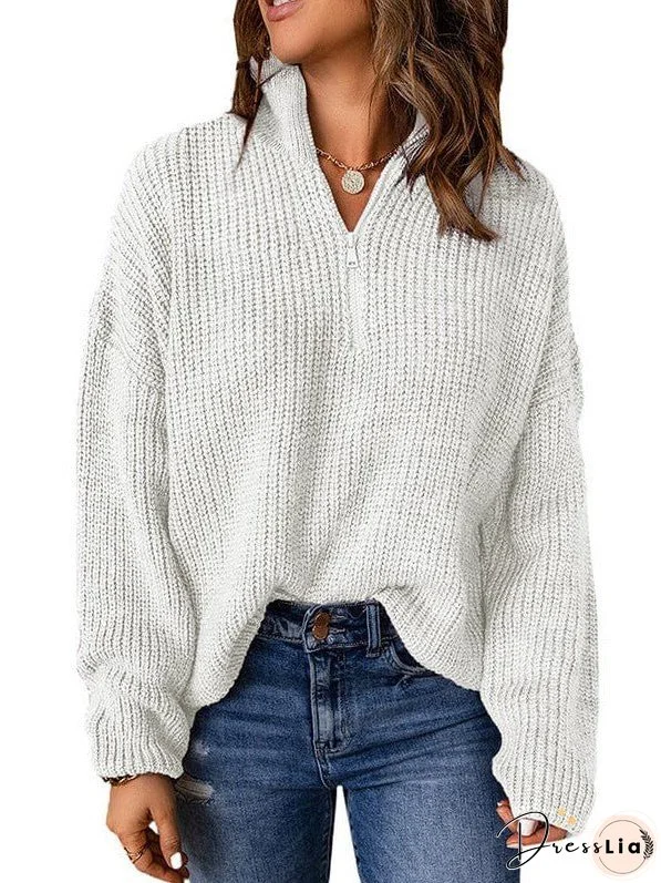 Cozy Turtleneck Pullover Sweater For Ladies