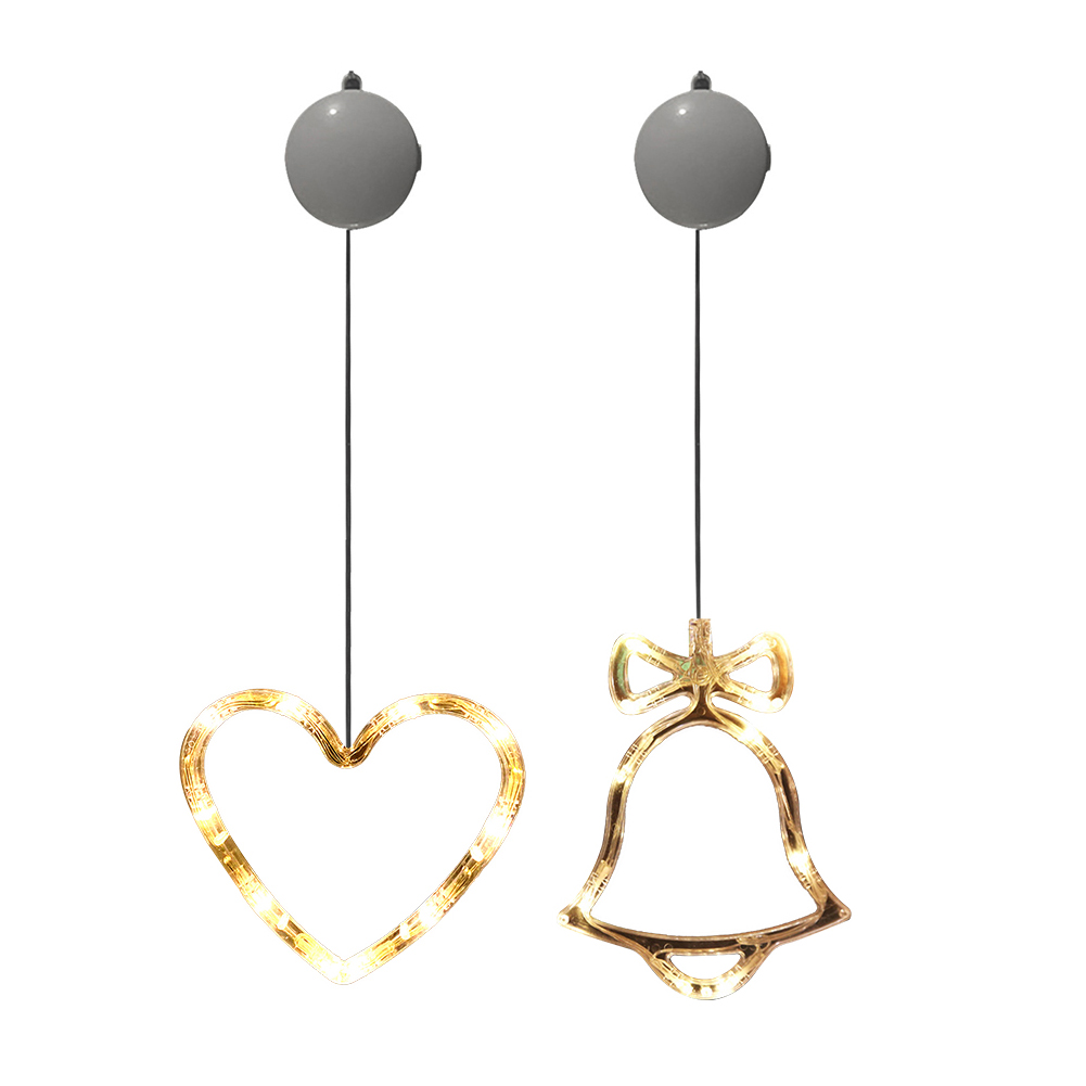

LED String Light Love Bell Battery Powered for Christmas Shop Window Decor, 501 Original