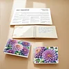 2 Pack Purple Gerbera DIY Diamond Art Spiral Notebook Kit 80 Pages No Lines