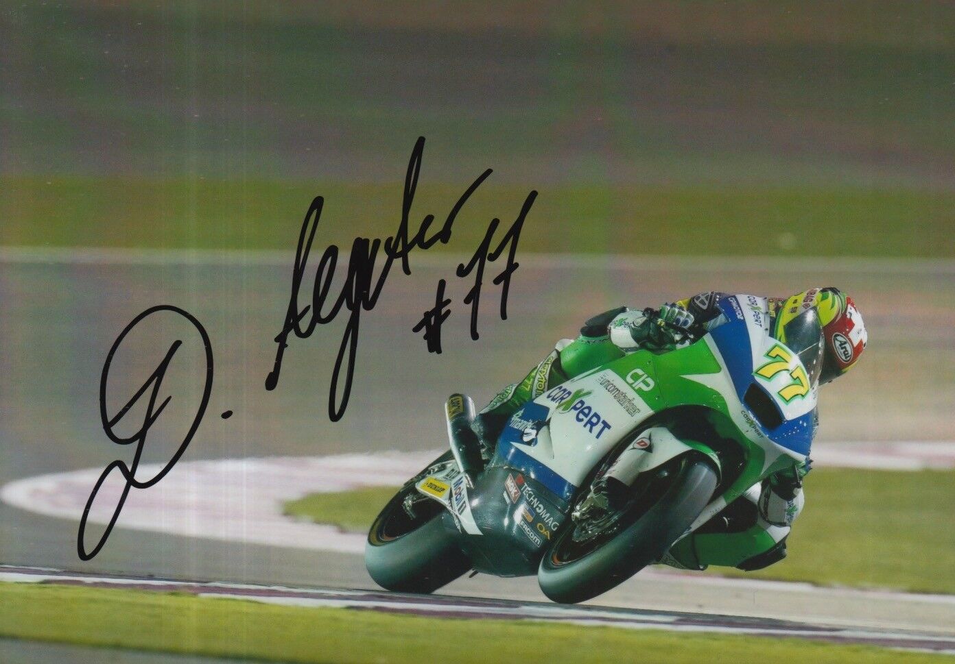 Dominique Aegerter Hand Signed 7x5 Photo Poster painting Technomag-CIP Moto2 MotoGP 1.