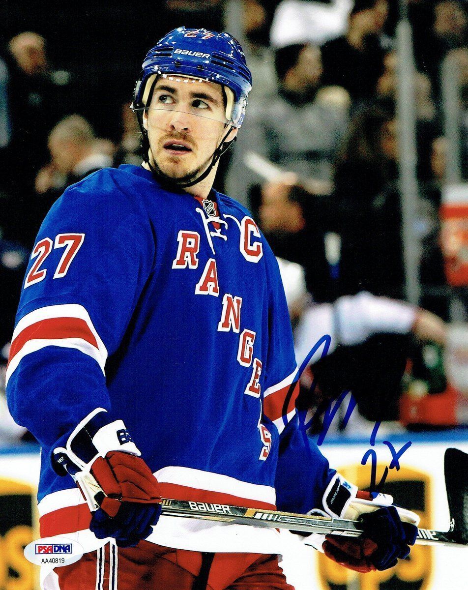 Ryan McDonagh Signed New York Rangers Autographed 8x10 Photo Poster painting PSA/DNA #AA40819