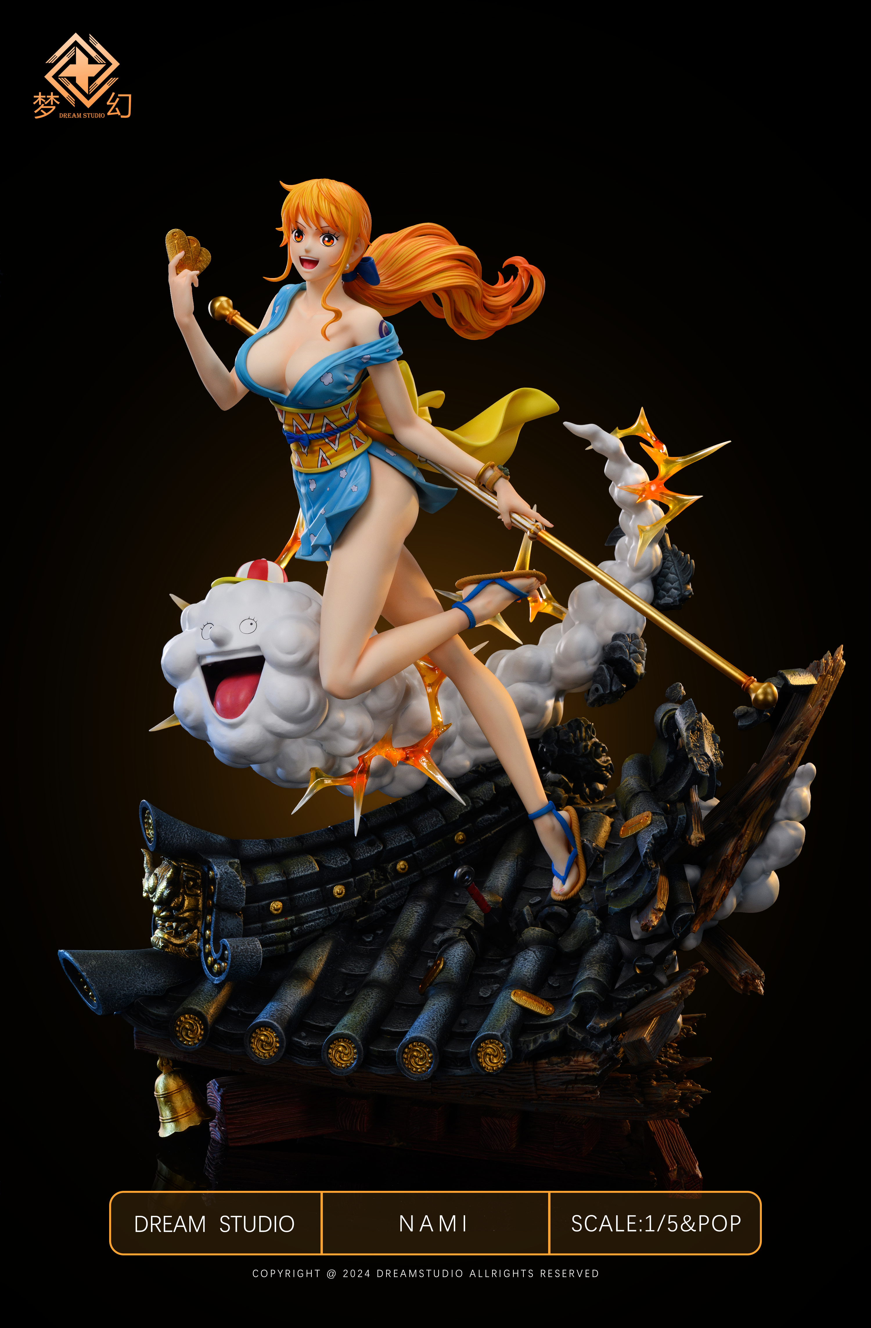 Dream studio -ONE PIECE Nami 1/5 & 1/7 Statue(GK)-