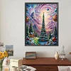 Diamond Painting -DIY Round Drill Xmas Tree(40x50cm)