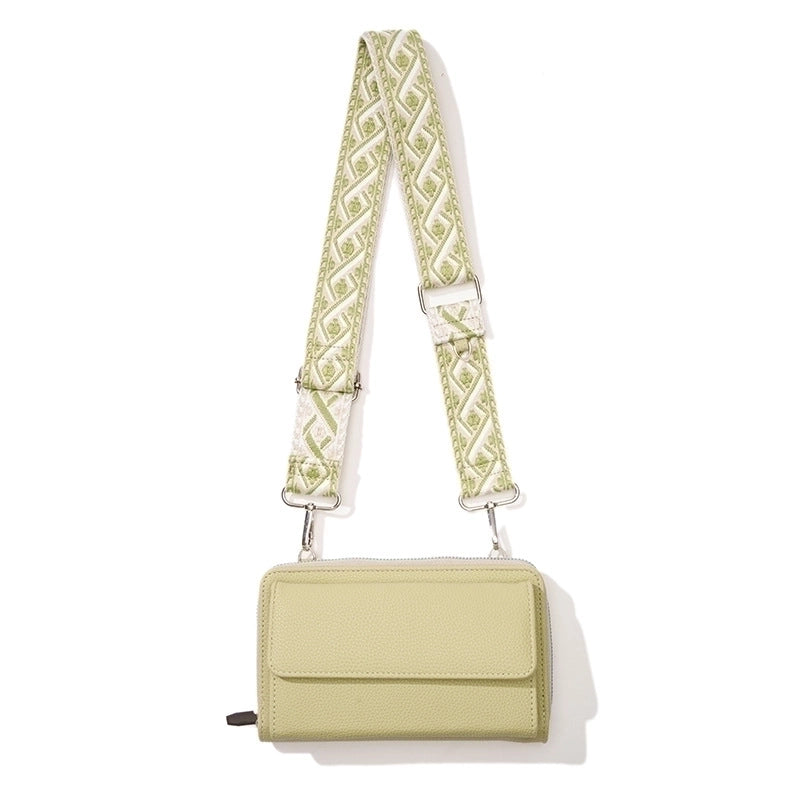 Women’s Small Pu Leather Geometric Elegant Square Zipper Bag Sets