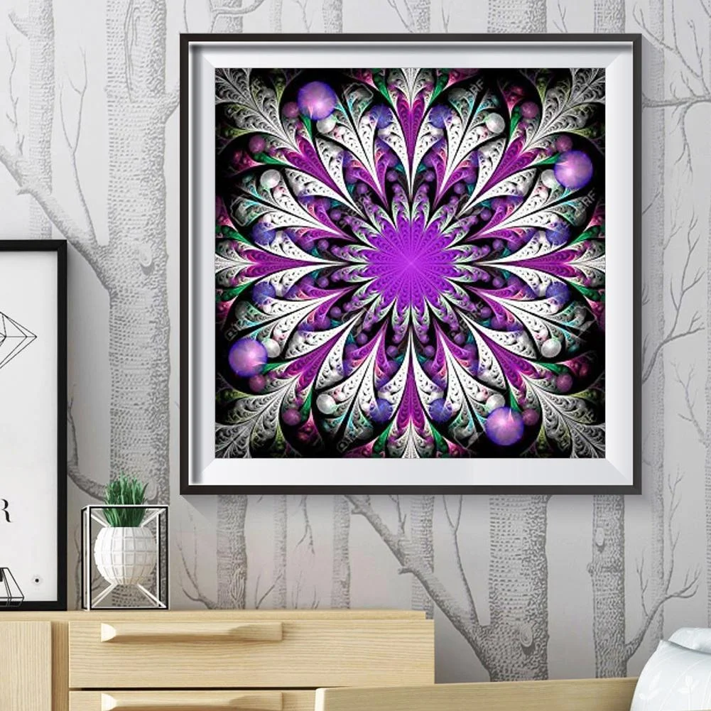 Diamond Painting - Full Round Drill - Mandala Flower(30*30cm)