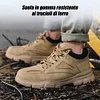 Gioiacombo&trade; 2022 Scarpe da lavoro di sicurezza leggere e resistenti all'usura