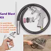 Sandblasting Spray Gun with Nozzles Pneumatic Sandblaster Power Tools Kit