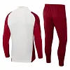 2024/2025 Bayern Half-Pull Training Suit White Red Jersey Set 1:1 Thai Quality