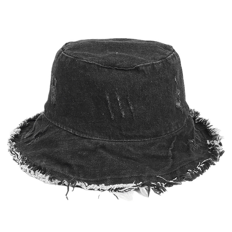 Unisex Fashion Solid Color Wide Eaves Bucket Hat