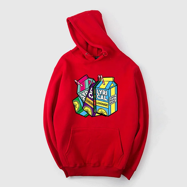 Hip Hop Mixed Color Hip Hop Rap Straw Print Hoodie Lemonade Hoodie at Hiphopee