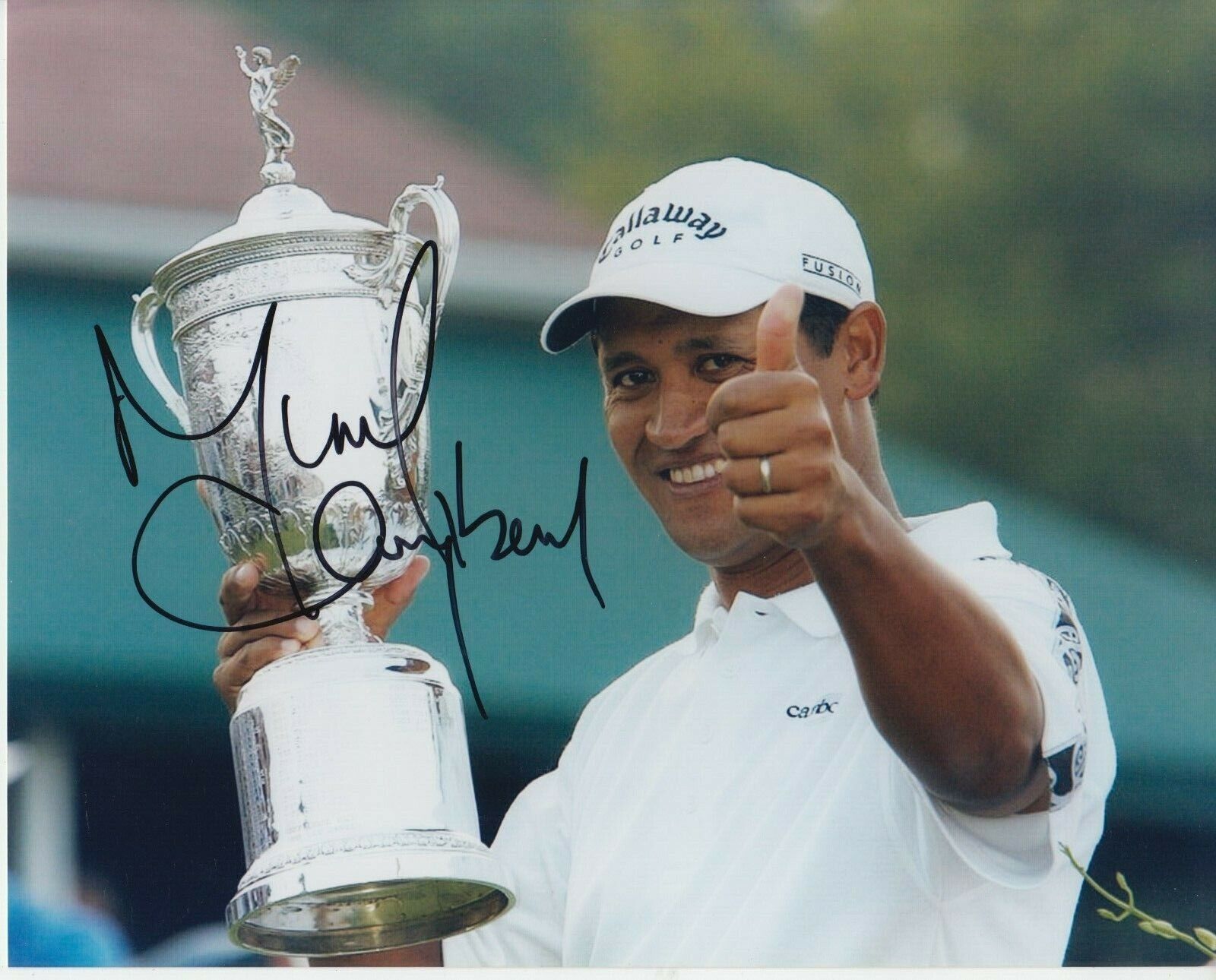 Michael Campbell 2005 U S Open 8x10 Photo Poster painting Signed w/ COA Golf #1