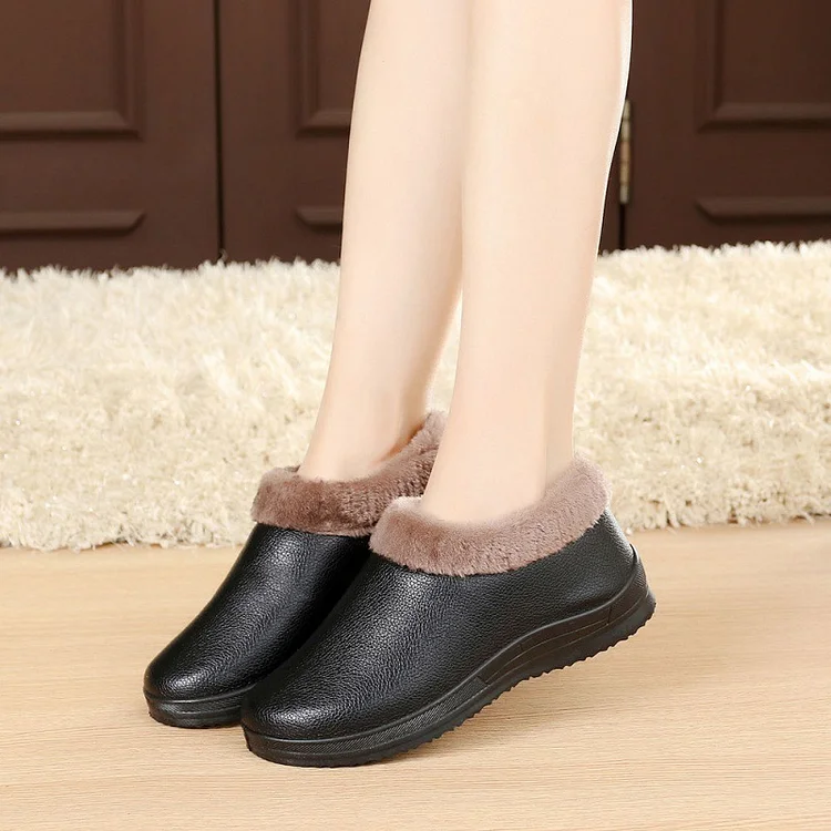 Women's Micro Suede Fuzzy Plush Lined Slippers amazon Stunahome.com