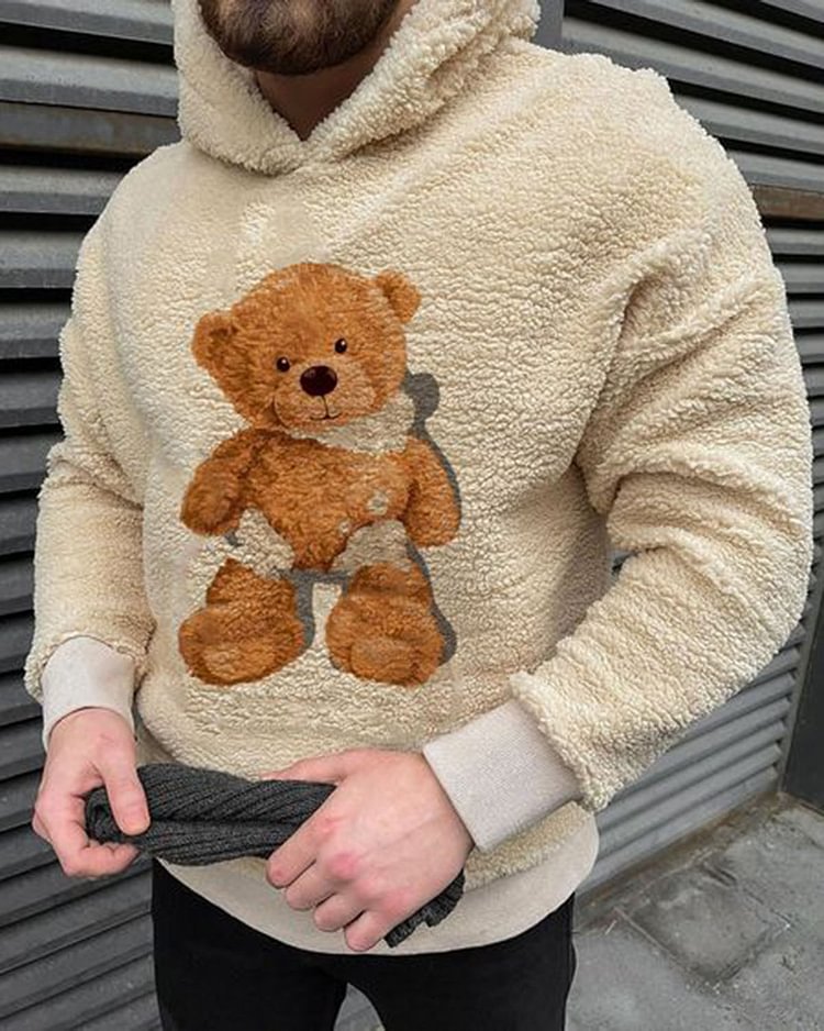 Men's long sleeved bear sweatershirt 935b