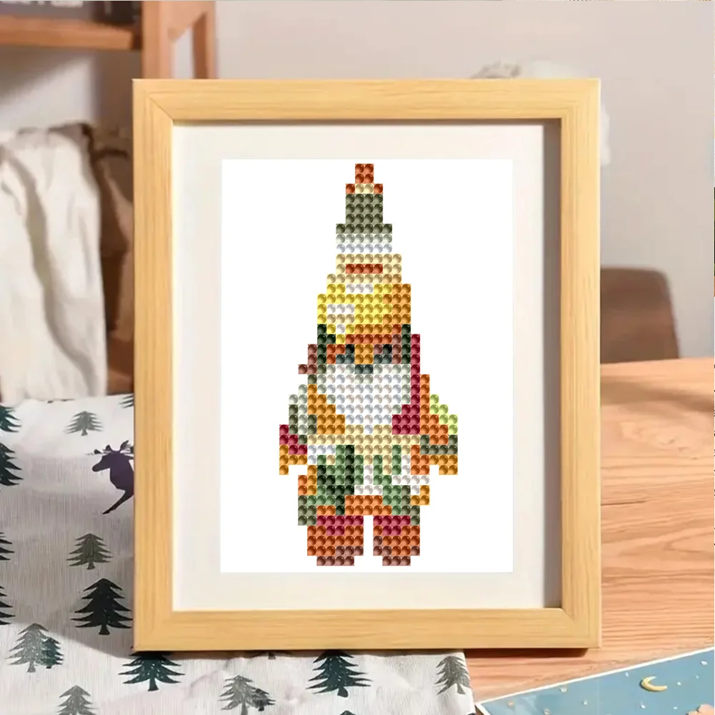 12pcs Goblin DIY Mini Round Diamond Painting Set Desktop Decor No Frame12x8cm