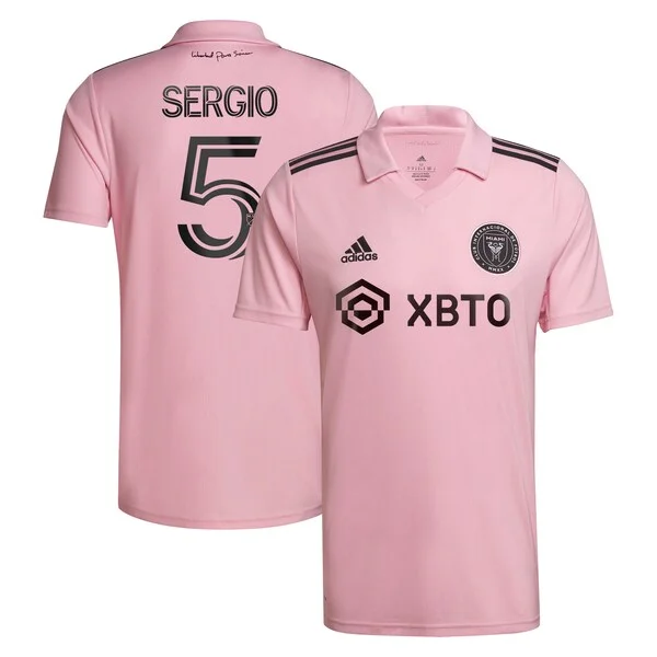 Sergio Busquets Inter Miami CF adidas 2024 The Heart Beat Kit Replica Player Jersey - Pink