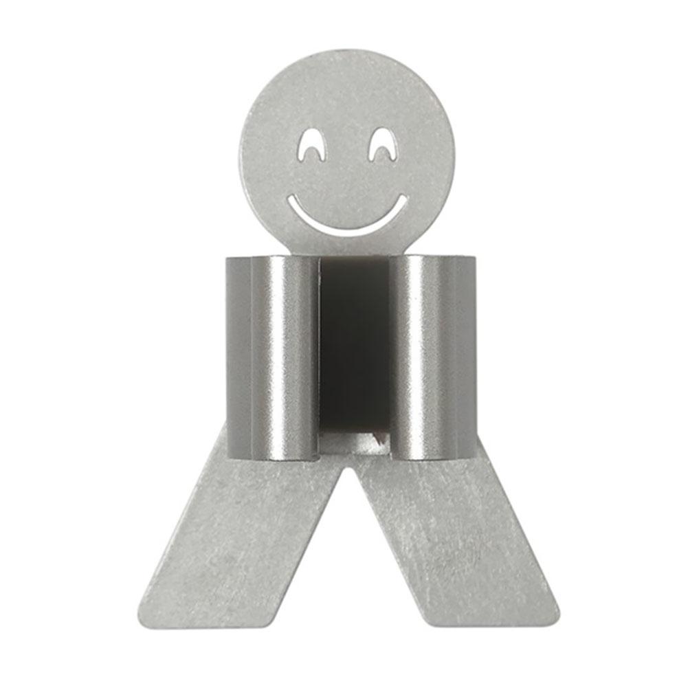 

Smile Mop Wall Mounted Storage Rack Holder, Grey, 501 Original