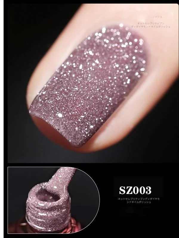 High Glitter Nail Gel Polish