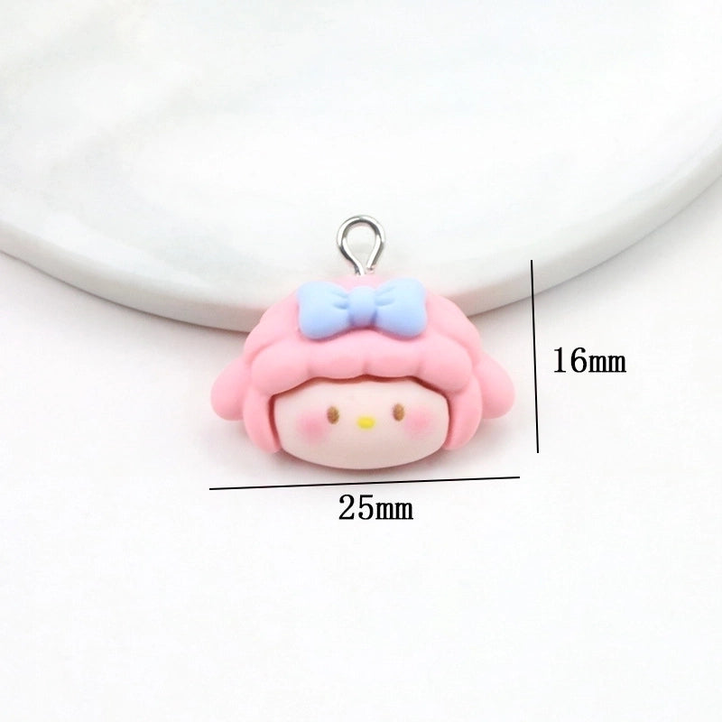 1 Piece 20 * 22mm 21 * 23mm 26 * 15mm Resin Animal Star Flower Polished Pendant