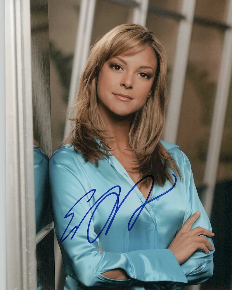 Eva LaRue Signed Autographed Glossy 8x10 Photo Poster painting - COA Matching Holograms