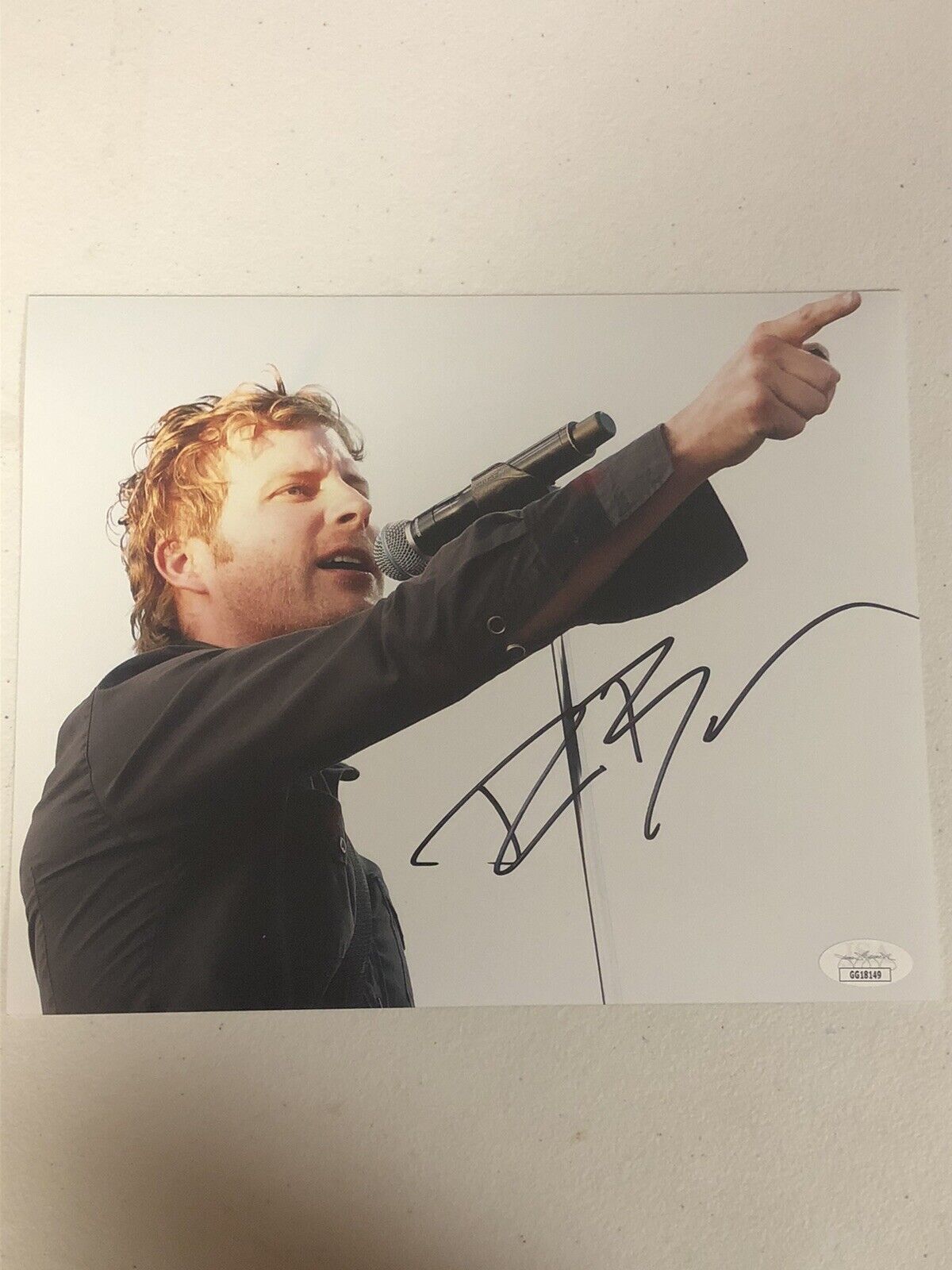 DIERKS BENTLEY AUTOGRAPHED SIGNED 8X10 Photo Poster painting WITH JSA COA # GG18149