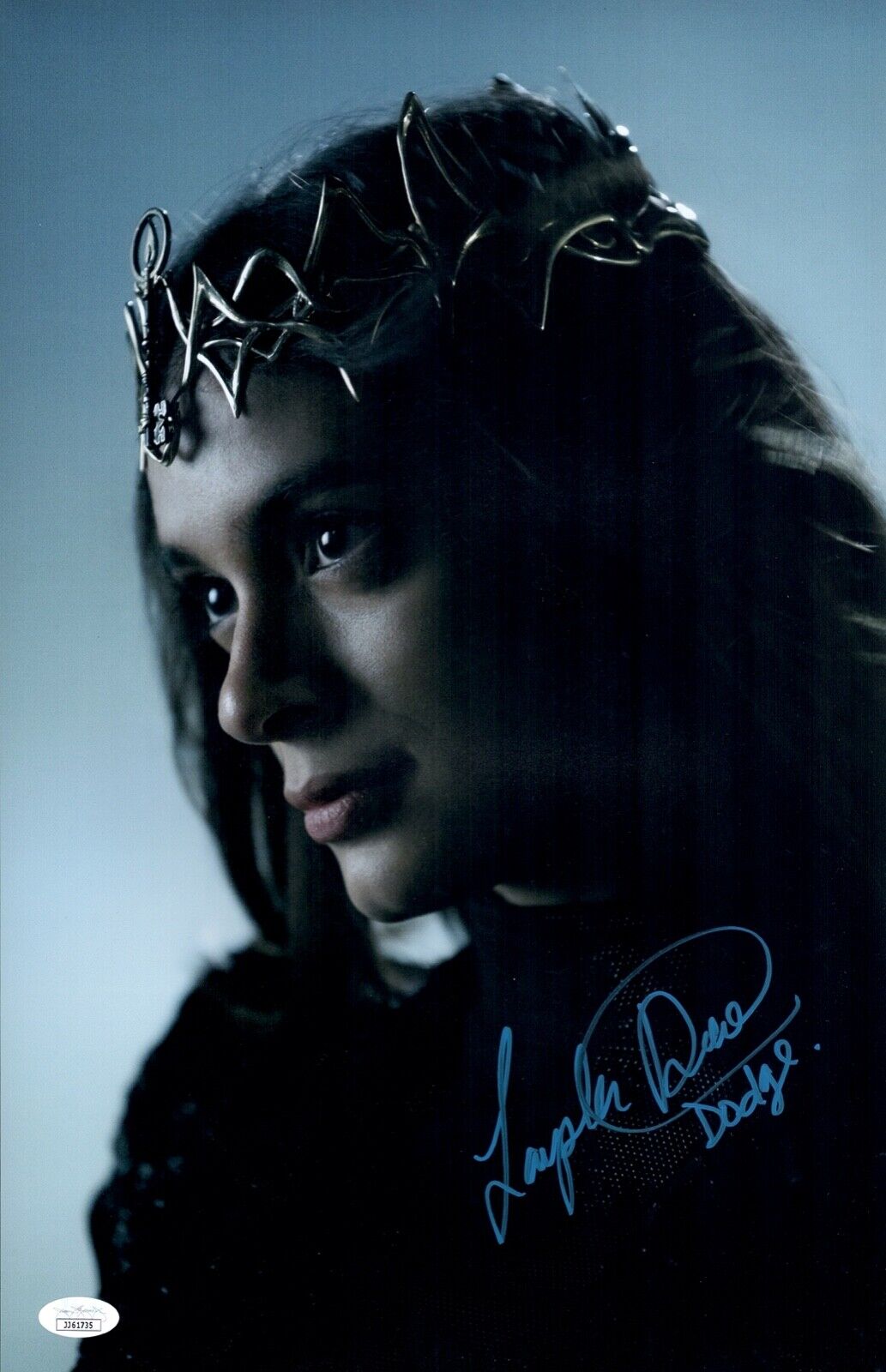 LAYSLA DE OLIVEIRA Signed LOCKE & KEY 11x17 Photo Poster painting DODGE Autograph JSA COA Cert