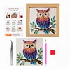 Owl Glass Mosaic DIY Craft Kit &ndash; Framed Halloween Wall Art
