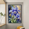 Iris-11CT Stamped Cross Stitch 40*60cm/15.75*23.62in  tapestrymarket