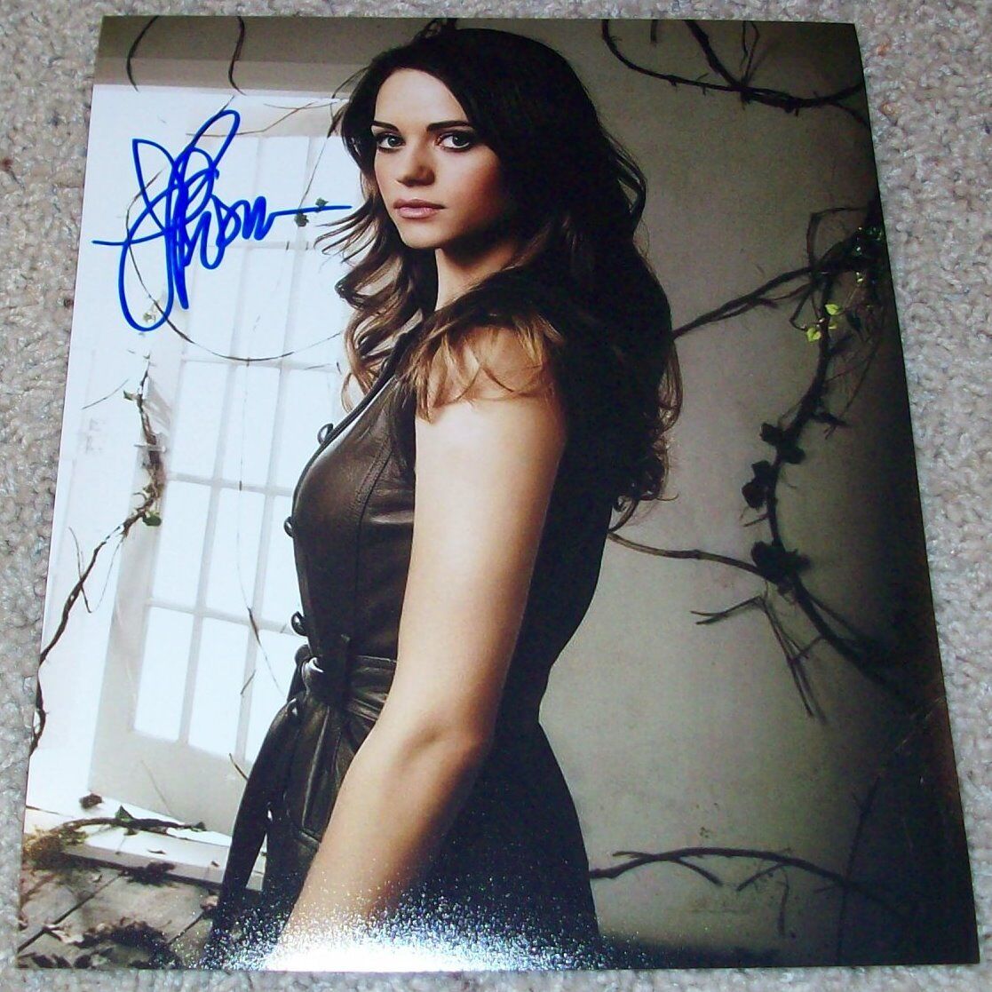 LYNDSY FONSECA SIGNED AUTOGRAPH AGENT CARTER 8x10 Photo Poster painting C w/EXACT VIDEO PROOF