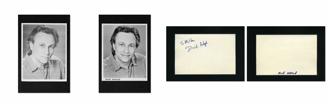 David Ackroyd - Signed Autograph and Headshot Photo Poster painting set - MacGyver