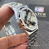 Audemars Piguet Royal Oak 15407ST.OO.1220ST.01 Grey Openworked Dial 41Mm Stainless Steel Super Clone