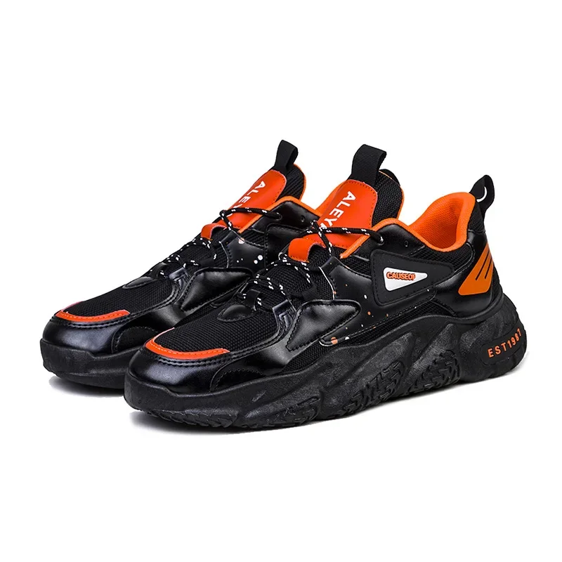 Tanguoant Tanguoant and Comfortable Mesh Breathable Outsole Shoes Summer Hot Sale Mens Casual Shoes Thick Bottom Breathable Sneaker2024
