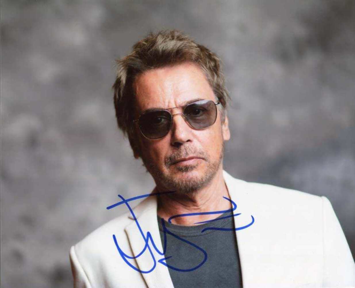 Jean-Michel Jarre COMPOSER PERFORMER PRODUCER autograph, IP signed Photo Poster painting