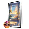 (40*60cm)Seaside Room - Full Round Drill Diamond Painting