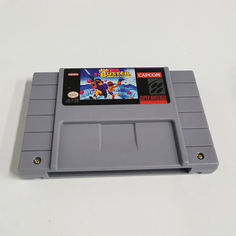 Super Buster Bros SNES For Super Nintendo Entertainment System - 16 Bit US Version Game Cartridge