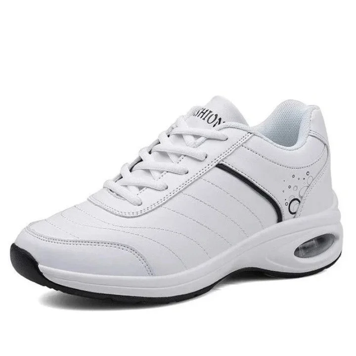 Women Orthopedic Shoes Leather Waterproof Sneakers